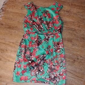 Jessica Simpson Green Silk dress